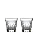 【中古】【輸入品・未使用】Waterford Crystal Jeff Leatham アイコン ダブル オールドファッション ペア #40034593