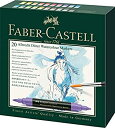 【中古】【輸入品・未使用】Faber-Castell ファーバーカステル アルブレヒトデューラー 水彩マーカー 20色セット