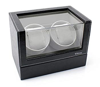 šۡ͢ʡ̤ѡVersa Elite Double Watch Winder in Black Leather