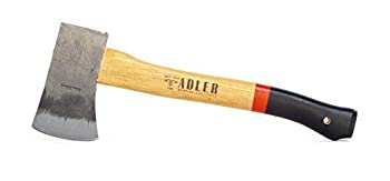 【中古】【輸入品・未使用】Adler Yankee Hatchetはドイツ製です。 厚手のレザーボタンスナップシースはスペイン製です。 コットンギフト/ストレージバッグはアメリカ製です