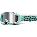 【中古】【輸入品・未使用】100% Racecraft Plus 大人用オフロードバイクゴーグル - ファスト/シルバーミラーレンズ/ワンサイズ