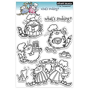 【中古】【輸入品・未使用】Penny Black 30-100 Clear Stamp%カンマ% What s Cooking by Penny Black Inc