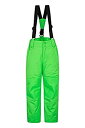 【中古】【輸入品・未使用】Mountain Warehouse ラプター キッズ スノースキーパンツ - 取り外し可能なサスペンダー グリーン 2T-3T