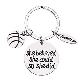 【中古】【輸入品・未使用】バスケットボールkeychain- Basketballバスケットボールギフトジュエリーのガールズ、バスケットボールPerfect Gift for Players &指導者