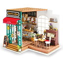 【中古】【輸入品・未使用】Hands Craft DIY ミニチュア ドールハウス キット | 3Dモデル クラフトキット | プレカットピース | LEDライト | 1:24スケール | 大人 ティーン