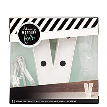 【中古】【輸入品・未使用】American Crafts Heidi Swapp マーキー 4インチ 文字 V