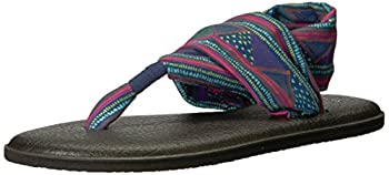 【中古】【輸入品・未使用】Sanuk レディース カラー: ブルー(4)