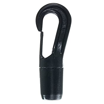 【中古】【輸入品・未使用】Paracord Planetブラック衝撃バンジーコードフック???For use with抵抗バンド、スモールショックコードand More 10 Pack