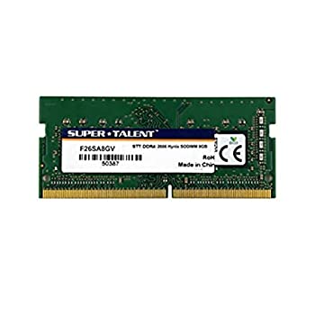 【中古】【輸入品・未使用】Super Talent DDR4-2666 SODIMM 8GB ノートブックメモリ PCメモリ F26SA8GV 【中古】【輸入品・未使用】Super Talent DDR4-2666 SODIMM 8GB ノートブックメモリ PCメモリ F26SA8GV