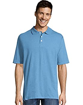 【中古】【輸入品・未使用】(ヘインズ) Hanes メンズ X-Temp ポロシャツ 1枚または2枚から選択可 US サイズ: 3L カラー: ブルー