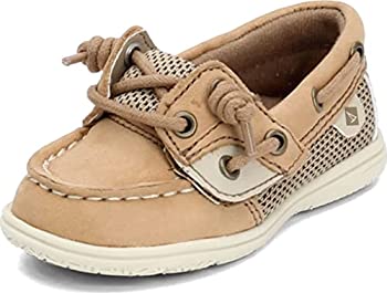 【中古】【輸入品・未使用】Sperry Kids Baby Girl's Shoresider Jr. (Toddler/Little Kid) Linen/Oat 6 Toddler M