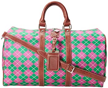 【中古】【輸入品・未使用】Sydney Love Argyle Small Duffel Carry On カラー: マルチカラー