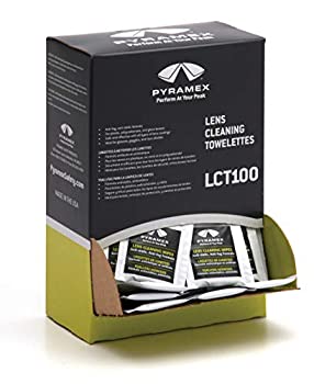 【中古】【輸入品・未使用】Pyramex Individually Packaged Lens Cleaning Towelettes - 100 Pack - 8%ダブルクォーテ% x 5%ダブルクォ..