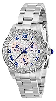 【中古】【輸入品・未使用】Invicta Women's Angel Quartz Watch with Stainless Steel Strap%カンマ% Silver%カンマ% 16 (Model: 28473)(2)