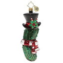 【中古】【輸入品・未使用】Christopher Radko 手作りヨーロピアンガラス クリスマスオーナメント クリスマスピクルス