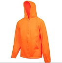 【中古】【輸入品・未使用】Huntworth Blazeオレンジfront-zipジャケット L オレンジ