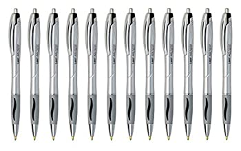 yÁzyAiEgpzBIC Atlantis Metal Ballpoint Pen%J}% Medium Point%J}% 12-Pack%J}% Black (6)