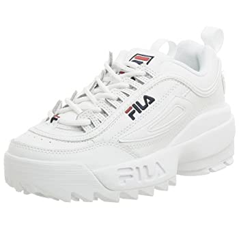【中古】【輸入品・未使用】Fila ユース ディスラプター II スニーカー%カンマ% ホワイト/ネイビー/レッド%カンマ% 7 Big Kid