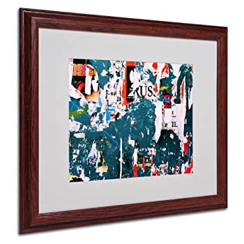 【中古】【輸入品・未使用】Trademark Fine Art Yesterday's News Artwork by Beata Czyzowska Young%カンマ% Wood Frame 16 by 20-Inch BC0113-W1620MF