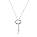 【中古】【輸入品・未使用】Pandora Jewelry Regal Key スターリングシルバーネックレス 35.4インチ