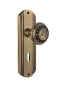 【中古】【輸入品・未使用】Nostalgic Warehouse Decoプレートwith Keyhole Meadowsノブ Single Dummy 706373 1