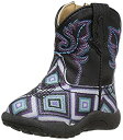 【中古】【輸入品・未使用】Roper キッズ グリッター ダイヤモンド ウエスタンブーツ US サイズ: 11 Little Kid カラー: ブラック