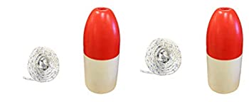 【中古】【輸入品・未使用】KUFA 1/4インチ x 100フィート 無鉛シンキングライン 6インチ x 14インチ レッド/ホワイト フロートコンボ カニトラ...