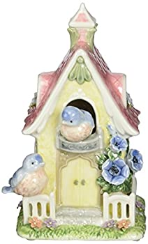 【中古】【輸入品・未使用】Cosmos80084ファイン磁器華麗な鳥小屋ミュージカルフィギュア7-1/4インチグリーン