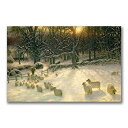 【中古】【輸入品・未使用】Trademark Art The Shortening Winters Day キャンバスアート Joseph Farquharson作 22 by 32-Inch BL0800-C2232GG