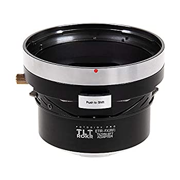 【中古】【輸入品 未使用】Fotodiox Pro TLT ROKR Tilt/Shift Lens Mount Adapter Compatible with Bronica ETR Lenses to Fujifilm X-Mount Cameras