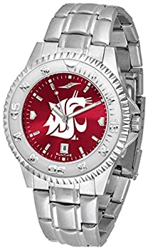 【中古】【輸入品・未使用】Washington State Cougars競合他社スチールAnochromeメンズ腕時計 【中古】【輸入品・未使用】Washington State Cougars競合他社スチールAnochromeメンズ腕時計