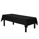 【中古】【輸入品 未使用】(150cm x 260cm カンマ Black) - Gee Di Moda Tablecloth Rectangular 150cm x 260cm Polyester - Black Tablecloth - Thanksgiving Tablecloth W