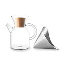 【中古】【輸入品・未使用】Eva Solo Pour-over Kaffeebereiter transparent/stainless steel/1L/LxWxH 19x16x30cm