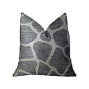 yÁzyAiEgpzPlutus Sable Giraffe Black and Cream Handmade Luxury Pillow - Double sided 16%_uNH[e% x 16%_uNH[e%