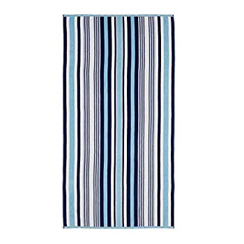 【中古】【輸入品・未使用】Superior Royalton Oversized Cotton Beach Towel (Set of 2) - Sky Blu...