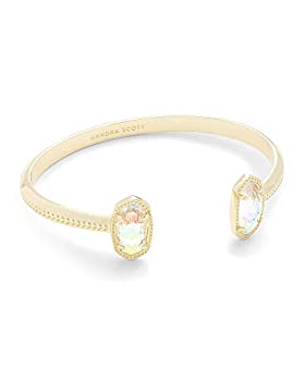【中古】【輸入品・未使用】Kendra Scott Elton ゴールドカフブレスレット ダイクロイックガラス 【中古】【輸入品・未使用】Kendra Scott Elton ゴールドカフブレスレット ダイクロイックガラス