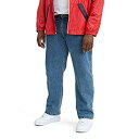 【中古】【輸入品・未使用】Levi's Men's 505 Big & Tall Straight Leg Regular Fit Jean%カンマ% Medi...