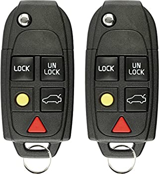 【中古】【輸入品・未使用】KeylessOption キーレスエントリーリモコン 未切断 ブランクカーイグニッションキーフォブ LQNP2T-APU用 (2個パック)