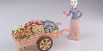 【中古】【輸入品・未使用】Keren Kopal猫花屋ファベルジェスタイルの小物入れ 室内装飾ボックス