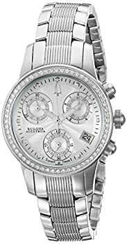 【中古】【輸入品・未使用】Bulova Women's 63R136 Masella Analog Display Swiss Quartz Silver Watch