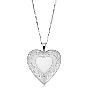 【中古】【輸入品・未使用】Kooljewelry ロジウムメッキ 真鍮ハートロケット スターリングシルバーカーブチェーンネックレス (18インチ) 【中古】【輸入品・未使用】Kooljewelry ロジウムメッキ 真鍮ハートロケット スターリングシルバーカーブチェーンネックレス (18インチ)