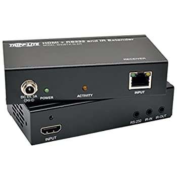 【中古】【輸入品・未使用】Tripp Lite HDBaseT HDMI Over Cat5e Cat6 Cat6a Extender Kit with Serial / IR Control 4K x 2K 150m 500ft - Video/audio/infrared/serial ex