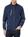 【中古】【輸入品・未使用】Zero Restrictionメンズ電源トルクFull Zip Rainジャケット、ネイビー/メタリックシルバー、Large