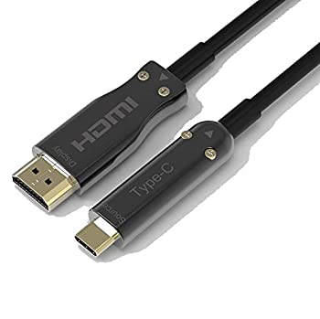 【中古】【輸入品・未使用】光ファイバー USB C - HDMIアダプターケーブル - 4K 60Hz Thunderbolt 3互換 50ft 【中古】【輸入品・未使用】光ファイバー USB C - HDMIアダプターケーブル - 4K 60Hz Thunderbolt 3互換 50ft