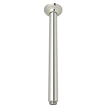 šۡ͢ʡ̤ѡRohl 1505/12PN Ceiling Mounted Shower Arm 12-5/8-Inch Length Brass for Overhead Shower 26Mm Diameter%% Polished Nickel by Rohl