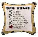 【中古】【輸入品・未使用】Manual Woodworkers and Weavers TPDLAW Dog Laws Tapestry Word Pillow...