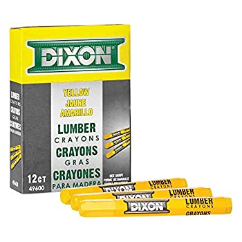 【中古】【輸入品 未使用】Dixon Ticonderoga Yellow Lumber Crayon 49600 - Pack of 12