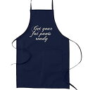 【中古】【輸入品・未使用】Get Your FatパンツReady Funny Parody Cooking Bakingキッチンエプロン OneSize ブルー SP-00072KA-NB