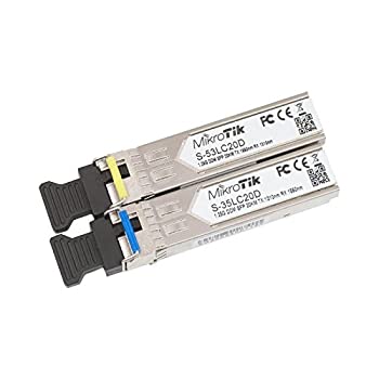 【中古】【輸入品・未使用】MikroTik S-3553LC20D pair