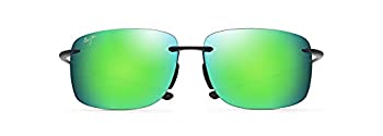 【中古】【輸入品・未使用】Maui Jim ヘマ偏光リムレスサングラス US サイズ: Green Mirror カラー: ブラック